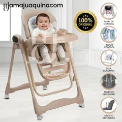 BABY - Silla de Comer Columpio 2 en 1 «IVONNY» Edición Exclusiva Beige