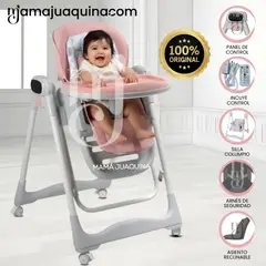 BABY - Silla de Comer Columpio 2 en 1 «IVONNY» Edición Exclusiva Light Pink
