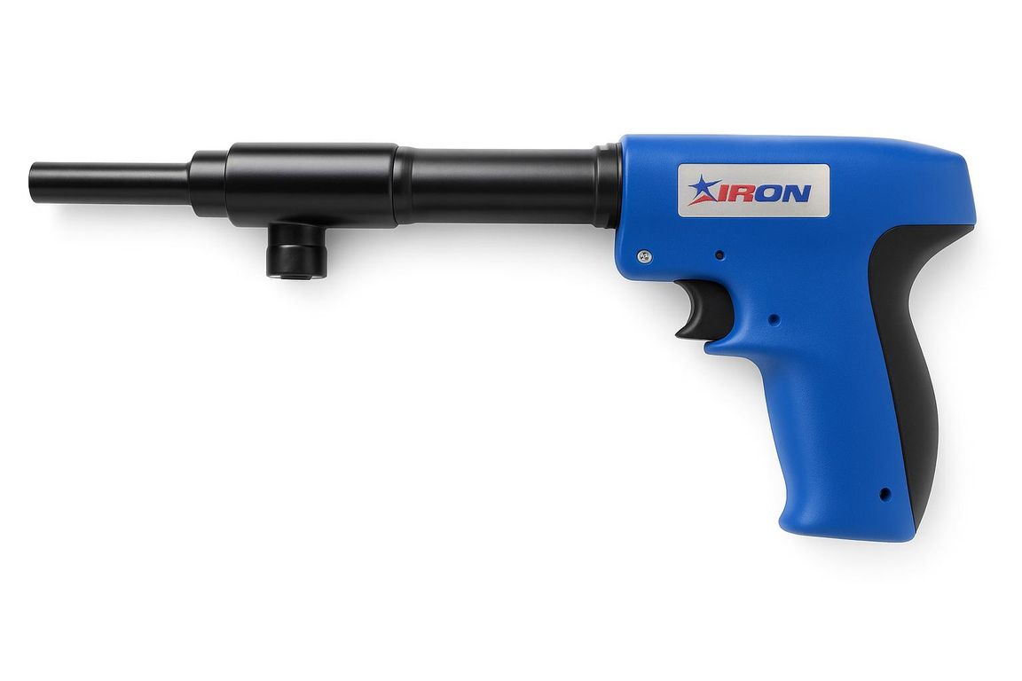 Pistola Fijación a pólvora (clavadora) Calibre 22 Color Azul - IRON