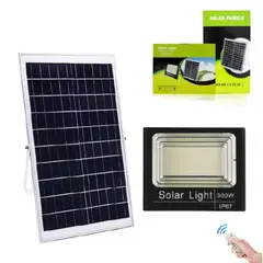 GENERICO - Reflector Solar LED 300W Home Power Profesional IP66 + Control Remoto