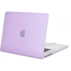 GENERICO - Funda Case para MacBook Pro 16 M4 M3 M2 M1 - MORADO