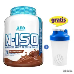 ANS PERFORMANCE - Proteína N-ISO WHEY PROTEIN ISOLATE 2.27 Kg Chocolate + Shaker