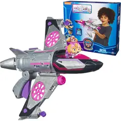 SPIN MASTER - Paw Patrol Jet Rescate Transformable Skye con Luces y Sonidos Lanza Proyectiles