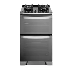 ELECTROLUX - Cocina Experience 4 Quemadores Doble Horno PerfectCook y Parrillas Hierro Fundido F4EDG