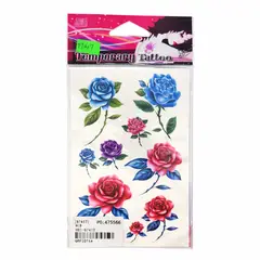 GENERICO - Tatuajes Temporales Rosas Flores Realistas Stickers Corporales Impermeables Moda Festival