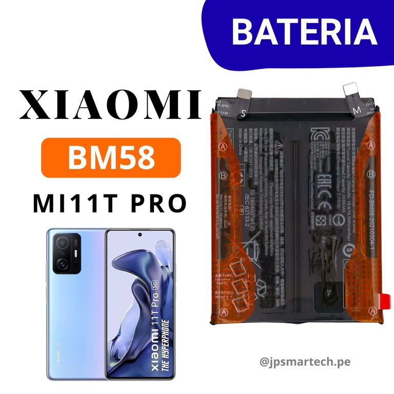 BATERIA PARA MI 11T PRO TORIGINAL - NUEVO