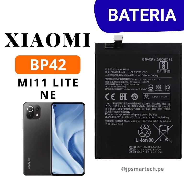 BATERIA PARA MI 11 LITE NE  TORIGINAL - NUEVO
