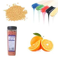 GENERICO - Cera granulada 500g cera para depilar Naranja