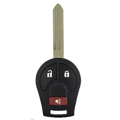 GENERICO - SKSTORE Carcasa Llave Emisor 3 Botones para Nissan