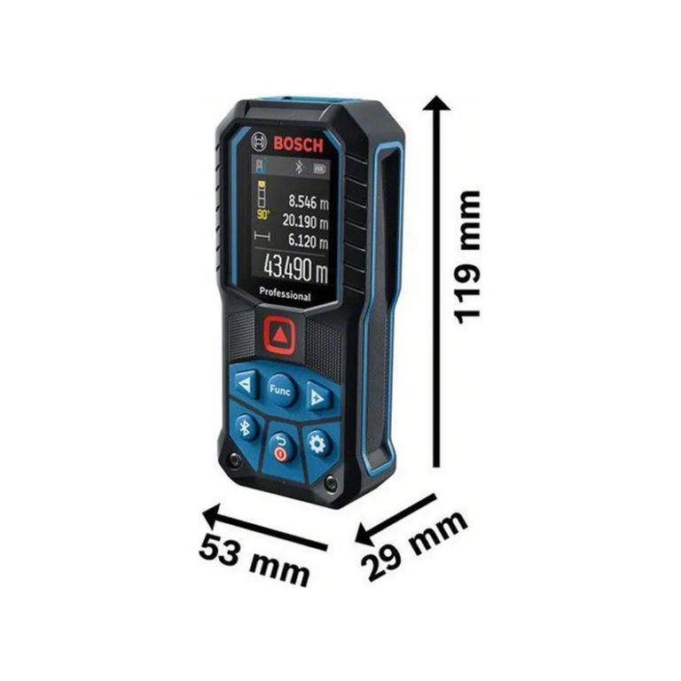 Medidor Láser Glm 50-27c Bluetooth + Batión Lit 37v