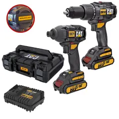 CAT - TALADRO PERCUTOR ATORNILLADOR DE IMPACTO 215Nm MEGACOMBO BRUSHLES 18V DXK201