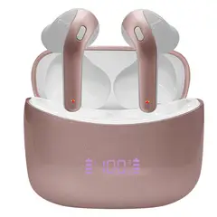 TEROS - Audífonos TE-8074GR Bluetooth TWS RosaDorado