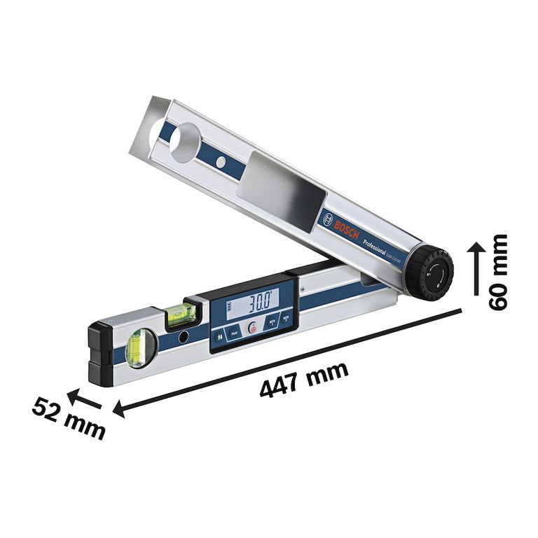 Medidor De Ángulos Gam 220 Mf Profesional 0-220 Grados