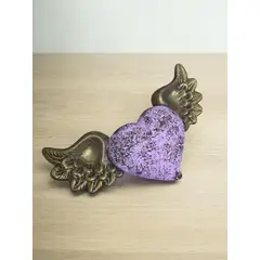 MAP DESIGN HOME - ADORNO CORAZÓN CON ALAS VINTAGE