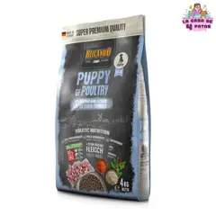 GENERICO - Alimento Belcando sin cereales de 4kg para perros cachorros razas pequeñas sabor carne de ave