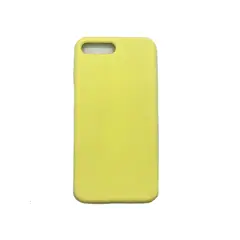 GENERICO - Case protector de silicona para Iphone 8 Plus Amarillo