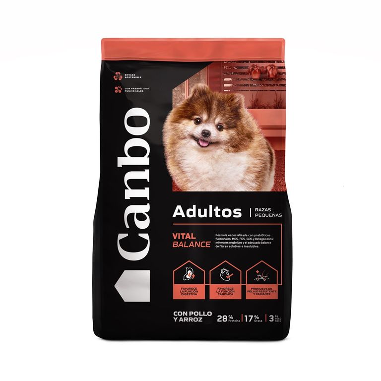Balance Adultos Razas Pequeñas Pollo Y Arroz 3 Kg