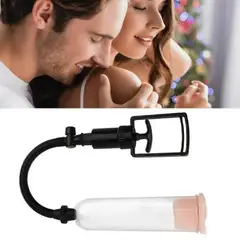 GENERICO - Bomba Masculina de Succión Gradual Kit con Anillo de Resistencia y Tubo Removible de Fácil Limpieza