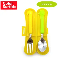 ICHIMATSU - Juego de Cubiertos Infantil Con Diseño 1.0 mm 2 Piezas.