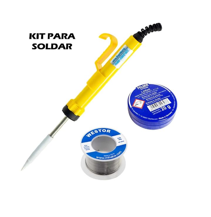 Kit Cautín + Pasta + Soldadura WT-2114-SKIT4