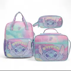 PORTA - TRI PACK MOCHILA STITCH CONFETI