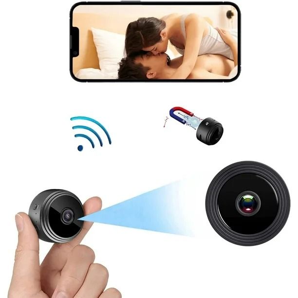 Cámara Espia Cámara Mini WiFi 1080P HD Grabadora De Voz Vigilancia Inalámbrica
