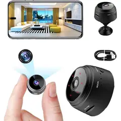 OEM - Mini Camara Espia Oculta Videocámara 1080P HD WiFi Cámara Vigilancia Visión Nocturna Infrarroja