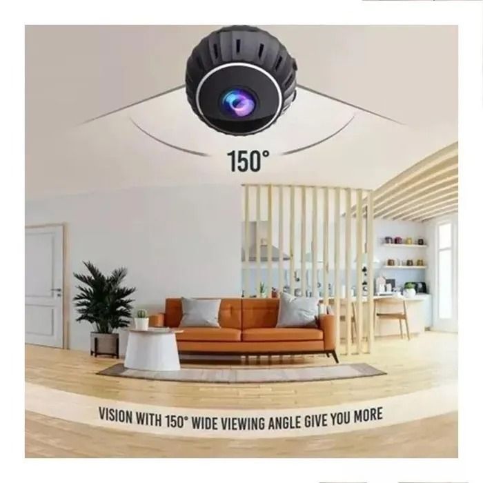Cámara FULL HD visión panorámica 360° grados Wifi Foco Graba Audio y Video