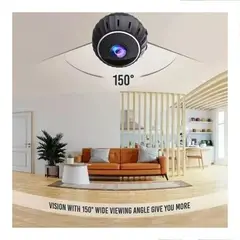 OEM - Cámara FULL HD visión panorámica 360° grados Wifi Foco Graba Audio y Video