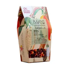 BAKAU - Nibs de Cacao Cubiertos en 3 Chocolates Zero Azúcar Negro con Leche y Blanco x 100g