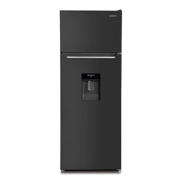 Refrigeradora RM-211HD 211L Top Freezer Black Inox con Sistema Eurofrío y Dispensador de Agua