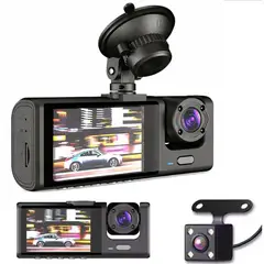 SEISA - Camara Grabadora Para Auto Dash Cam 1080 HD + Camara de retroceso