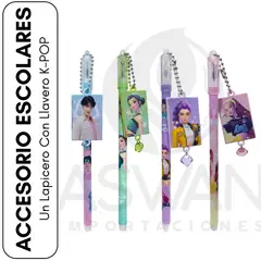 GENERICO - Un Lapicero Con Llavero K-POP