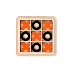 GENERICO - Juego De Mesa Hecho De Madera 3 En Raya