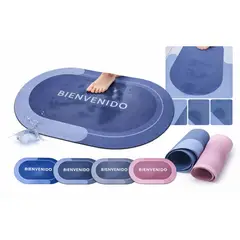 GENERICO - Alfombra De Baño Secado Rápido Antideslizante Premium