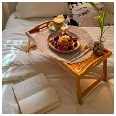 GENERICO - MESA - BANDEJA DE BAMBÚ MULTIUSOS