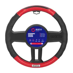 SPARCO - FORRO FUNDA DE TIMON ROJO DISEÑO ELEGANTE SPS105RD