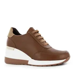 ECCO - Zapatilla Urbano Cuero Mujer Tostado Zirah01