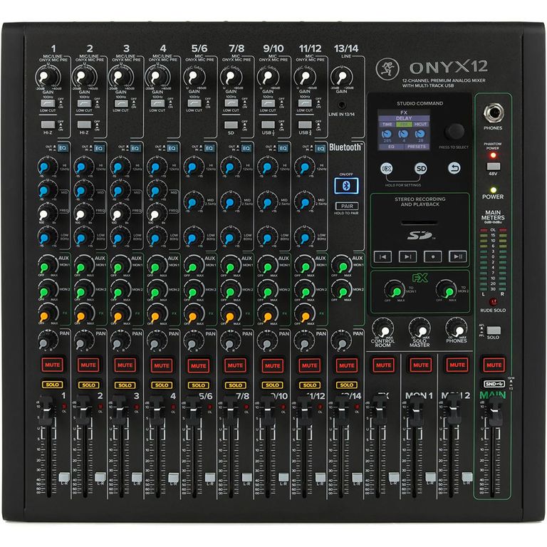Mezcladora Analógica Onyx12Multi-Track USB