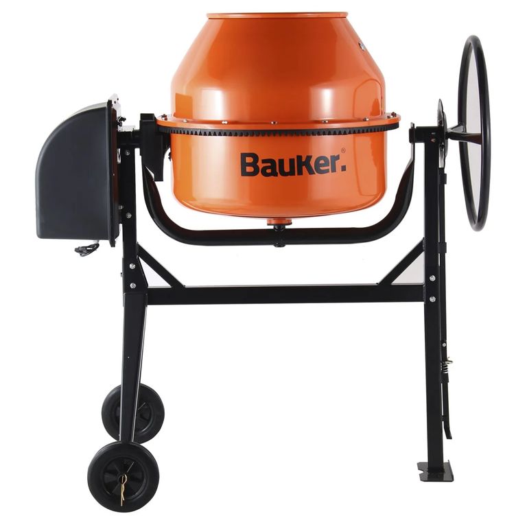 Trompo Mezcladora Eléctrico 0.8HP 130 litros Bauker