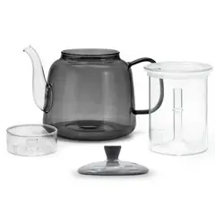 GENERICO - Set Tetera de Vidrio con Infusora Doble