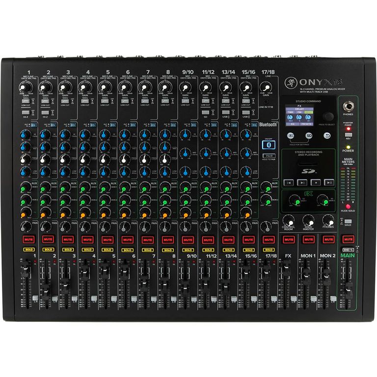 Mezclador Analógico Multitrack Onyx16 – USB