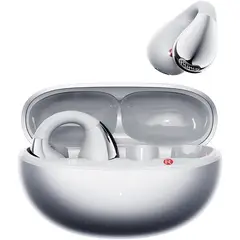 QCY - Audífonos Crossky Open Ear C30S Hi-Res Audio con LDAC Bluetooth 6.0 - plateado