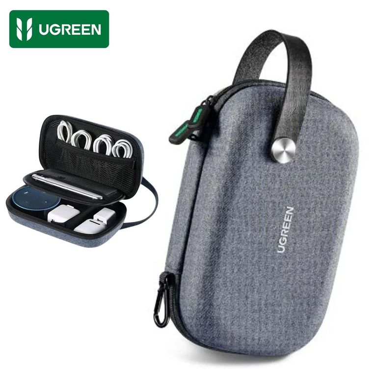 Estuche Rigido Organizador Power Bank Portátil Cables Cargador