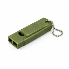 GENERICO - Silbato de Emergencia Portátil con Llavero Whistle Supervivencia Outdoor Camping Seguridad