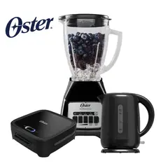 OSTER - Combo Licuadora + Sandwichera Compacta + hervidor