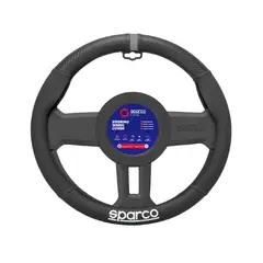 SPARCO - FORRO FUNDA DE TIMON GRIS DISEÑO DEPORTIVO