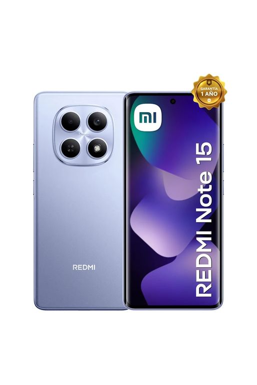 REDMI NOTE 15 - 4G LTE - 8GB RAM 256GB ROM PURPLE REGISTRADO