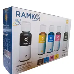 GENERICO - PACK TINTA COMPATIBLE GT52 GT53 +1 TINTA BK DE OBSEQUIO