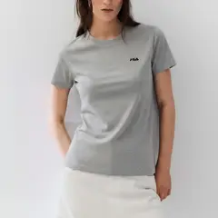 FILA - Polo Manga Corta Cuello Redondo Plomo